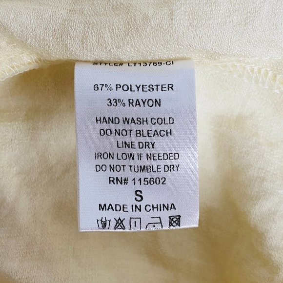 LUSH Tie Front Spaghetti Strap V-Neck Top #AH6 - Picture 7 of 7